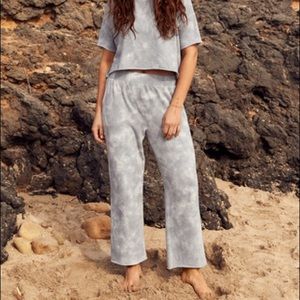 Aerie Terry wide leg joggers